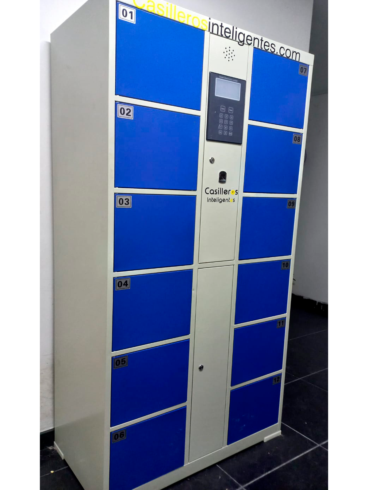 smart locker con apertura huella