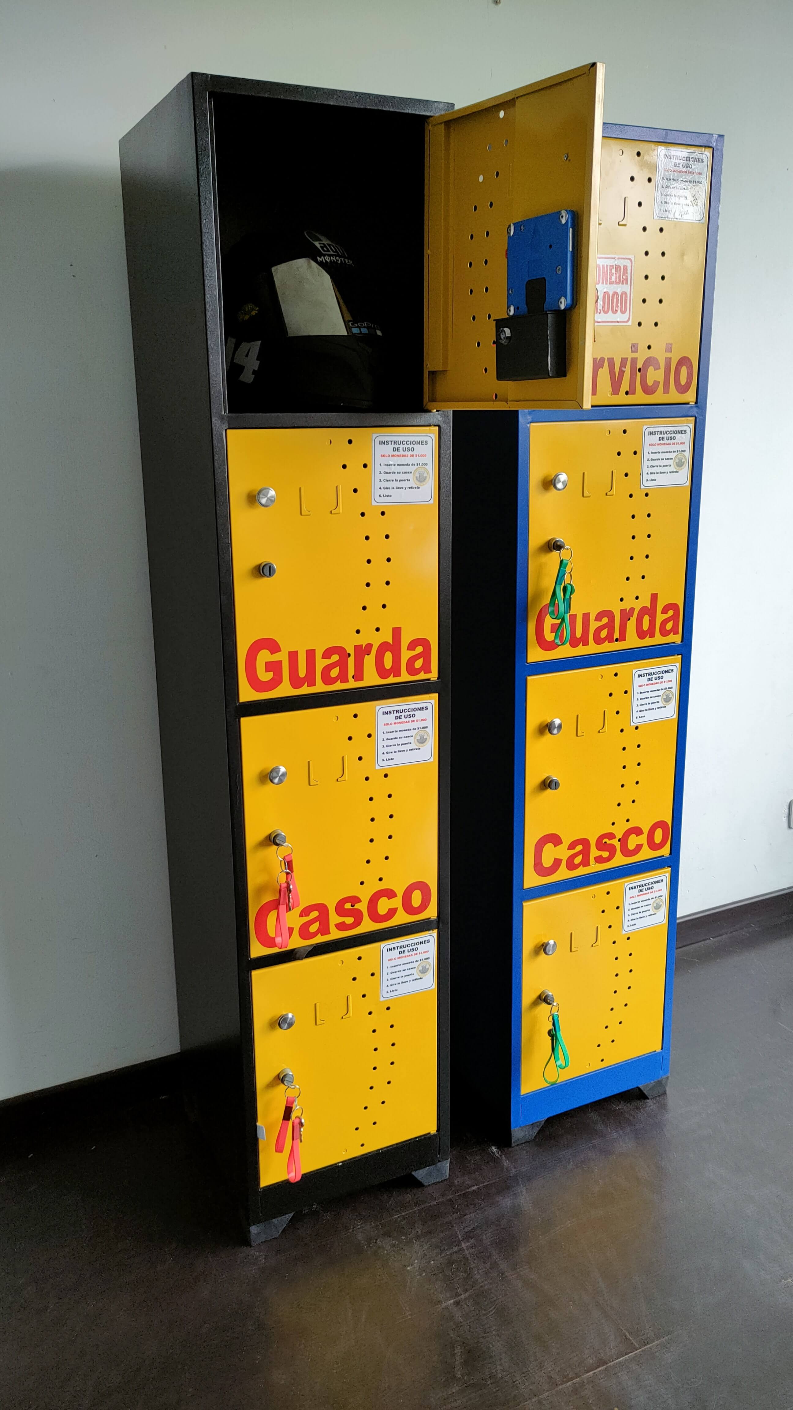 servicio guarda cascos en bogota