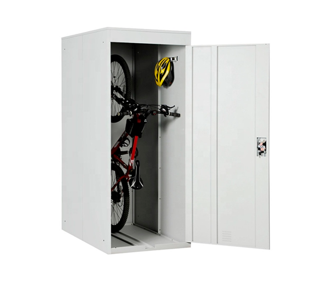 locker guarda bicicleta vertical